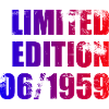 66th Birthday Limited Edition 06/1959