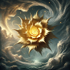 Cosmic Golden Blossom 