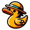 Duck with hat