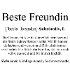 Beste Freundin Definition Dictionary