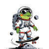 Space Frog Kickflip Adventure