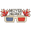 Retro Movie Night 3D Glasses Design