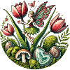 Spring Tulips Fairy