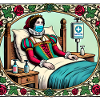 Funny Medieval Princess in Quarantine
