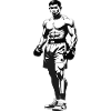 Thai Boxers - Martial Arts Sticker
