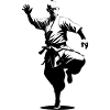 Shaolin Monk - Martial Arts Sticker