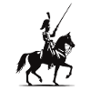 Cool Hussar Silhouette Design