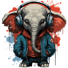 Elephant Musical Headphones