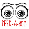 curious eyes - "Peek-a-Boo!"