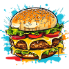 Cheeseburger Splash