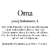Oma Definition Dictionary