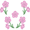 Kirschblüten - Florales Muster