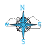 Wind Rose Maritime Compass Cloud