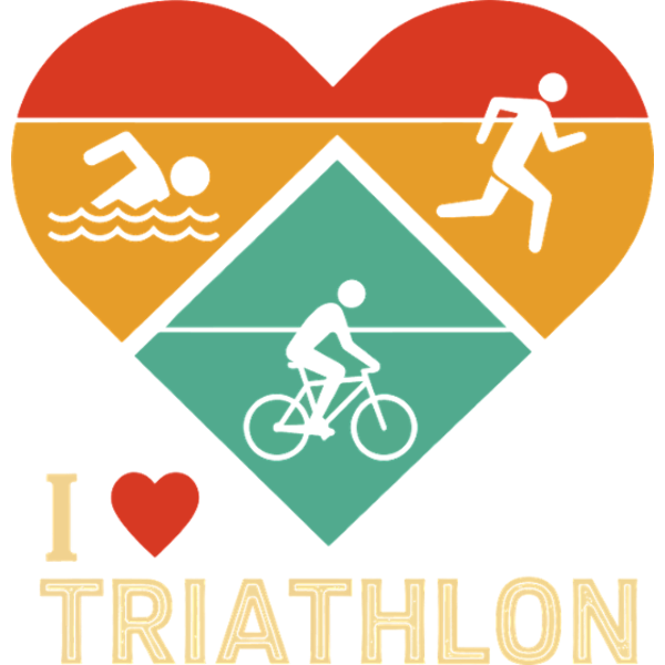 Koszulka "Kocham Triathlon Heart"