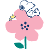 Peanuts Blumen-Design Und Snoopy 