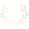 Buchstabe U Goldene Blumenkrone