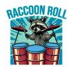 accoon Roll Raccoon Drums