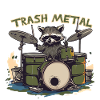Trash Metal Raccoon Drums