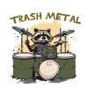 Trash Metal Raccoon Drums