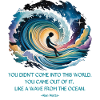 Vague de l’océan | Citation d’Alan Watts