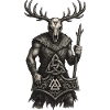 Forest Guardian | Valknut & Mjölnir Totem