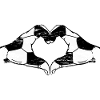 Soccer Heart Hands Used