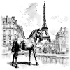 Cheval à Paris