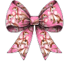 Coquette Bow Spinosaurus Dinosaur Pattern