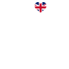 I Love London Heart Flag United Kingdom State Pun