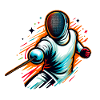 Neon Space Fencer