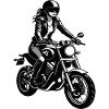 Motarde fille - Conception de moto