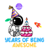11 Years Astronaut Birthday Adventure