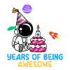 13 ans d’anniversaire d’astronaute