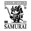 Cute Little Dog Samurai Design