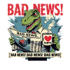 Bad News Dino – Humour apocalyptique
