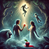 Adam et Eve et le fruit de l’arbre de la sagesse