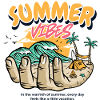 Summer Vibes Tropical Art Camp Design