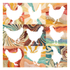 Floral Retro Chicken