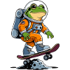 Space Frog on Board