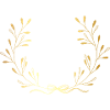 Buchstabe mit goldener Blumenkrone
