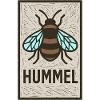 Hummel Linoldruck Vintage-Stil