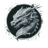 Mächtiger Drache im Schattenkreis