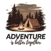 Camping Together Campfire T-Shirt