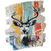 Deer with antlers