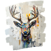 Deer with antlers