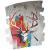 Deer with antlers