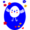 Osterei mit Küken