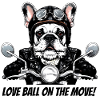 Biker Bulldog "Love Ball": Original Design