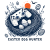 Gaming Osterei Jäger Controller Spaß