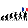 Frankreich - Evolution - Flagge - Nation